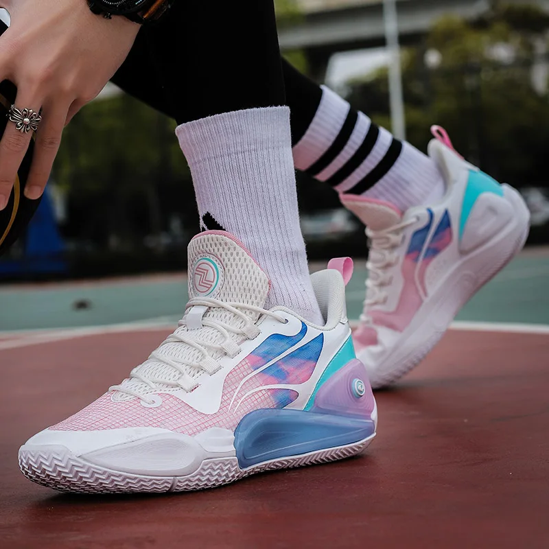 

2025 Explosions Men's Shoes Wear-resistant Basketball Shoes Men's Shoes genuine goods sneaker Autumn Men's Anti-slip Sneakers