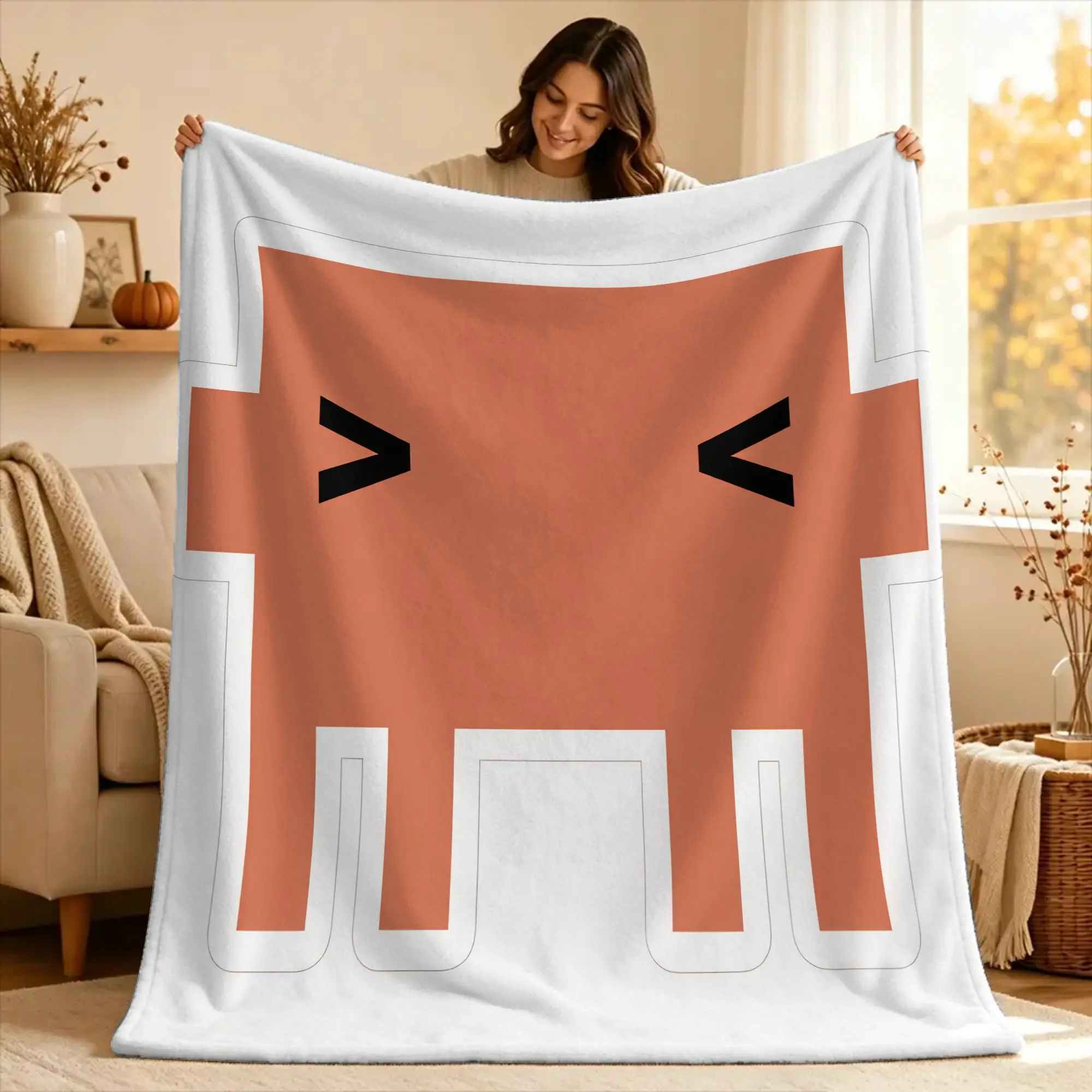 Code This Claude Blanket Quality Soft Warm  Bedding Throws Winter Child Outdoor Pattern Bedspread