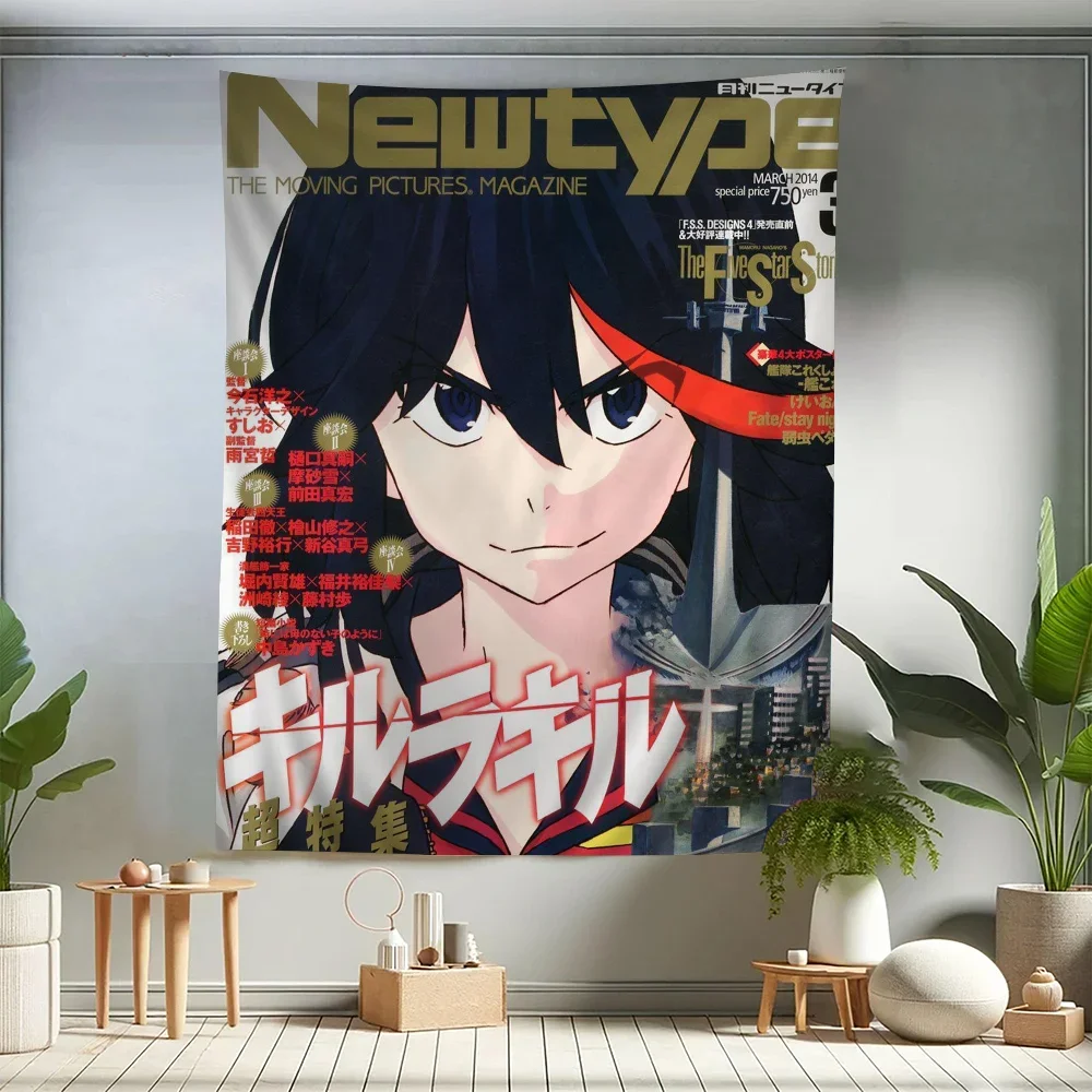 Töten la töten matoi ryuuko anime chart tapisserie kunst science fiction raum wohnkultur billig hippie wandbehang