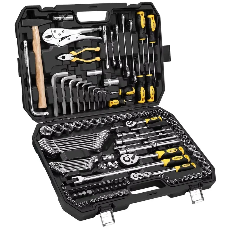 147 Piece Household Hardware Toolbox Set Manual Combination Car Repair Kit