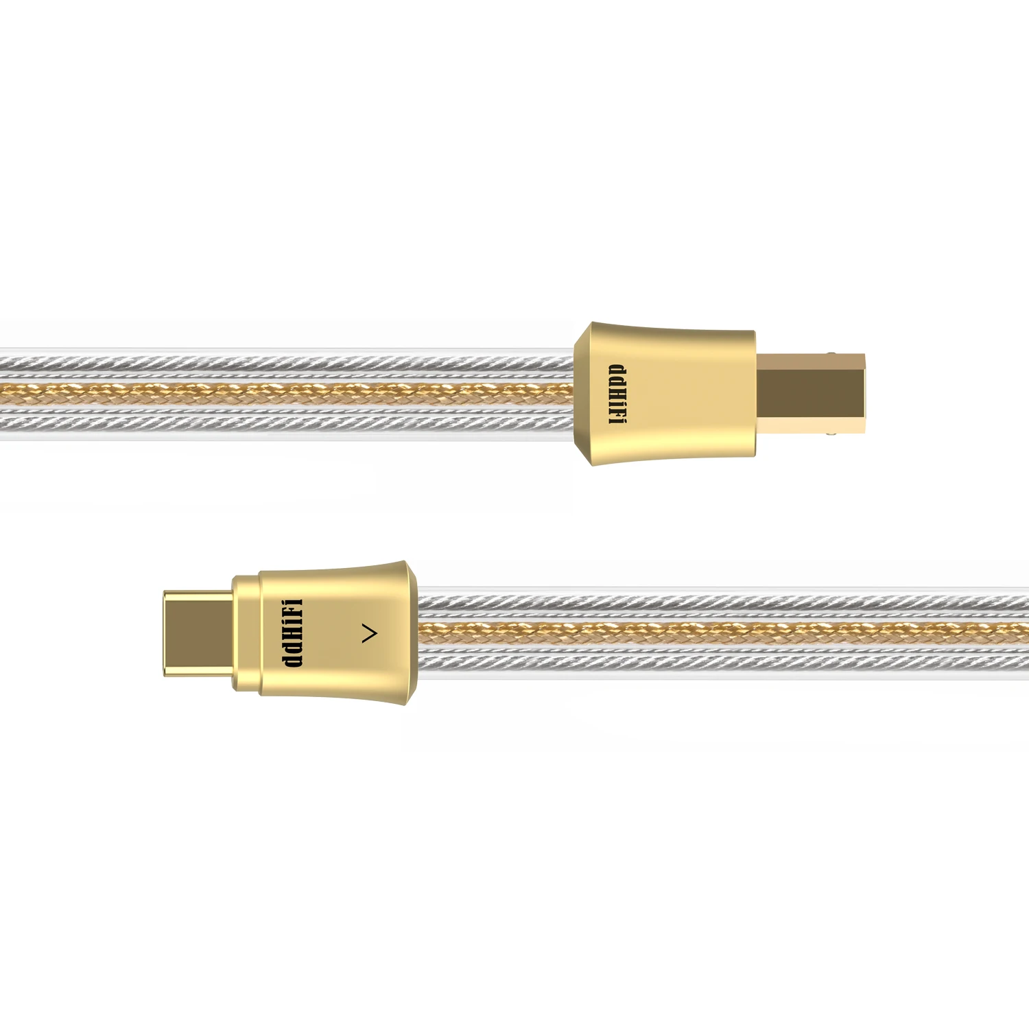 Image of Vorbestellung DDHIFI TC19BC Gold Reines Silber Digitales Signalkabel (Gold Edition) mit SoftFlex PVC-Isolierung für Flexibilität