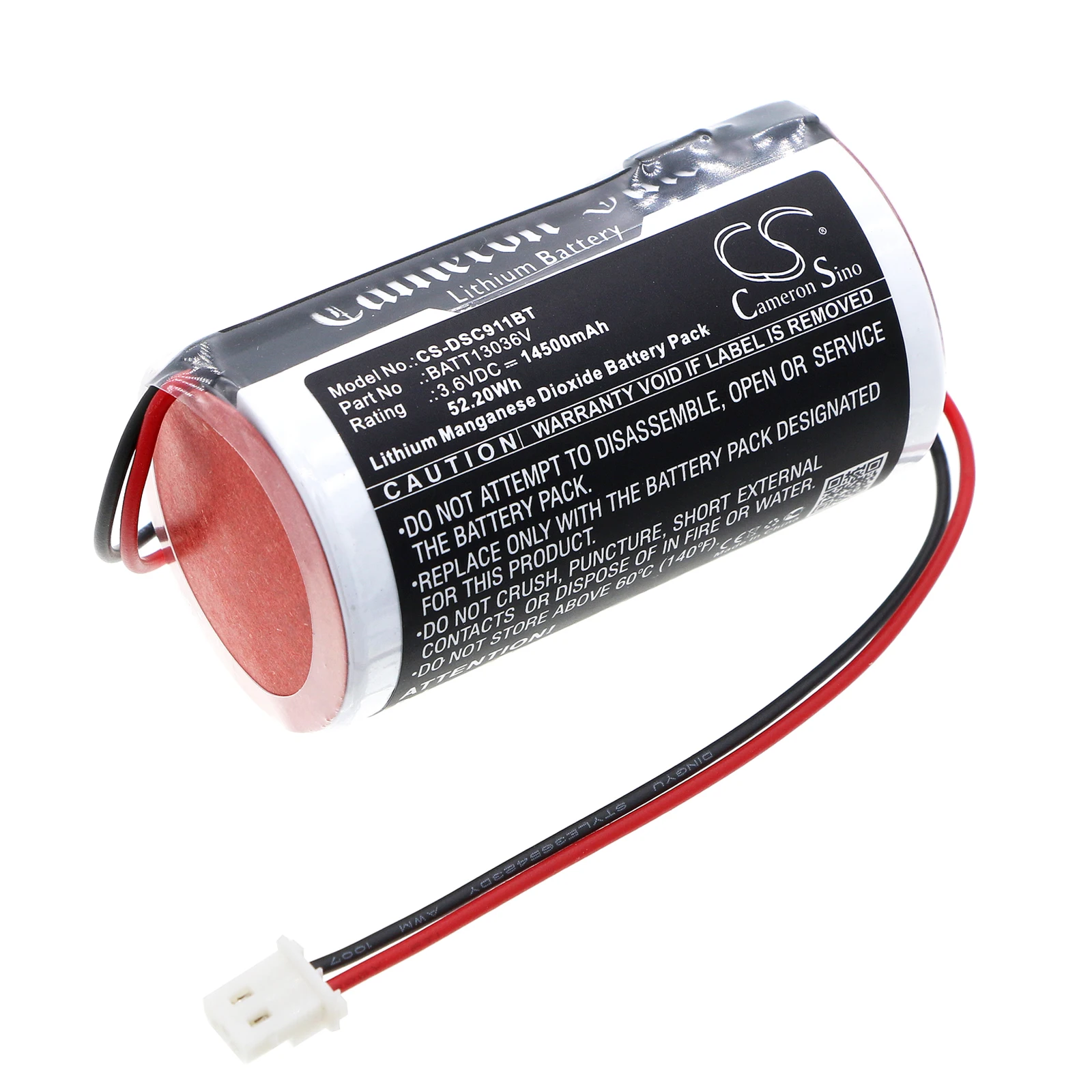 

3.6V 14500mAh Alarm System Battery for DSC PGX901, PGX911, PowerG wireless PG9901 sirens, PowerG wireless PG9911 sirens +TOOL