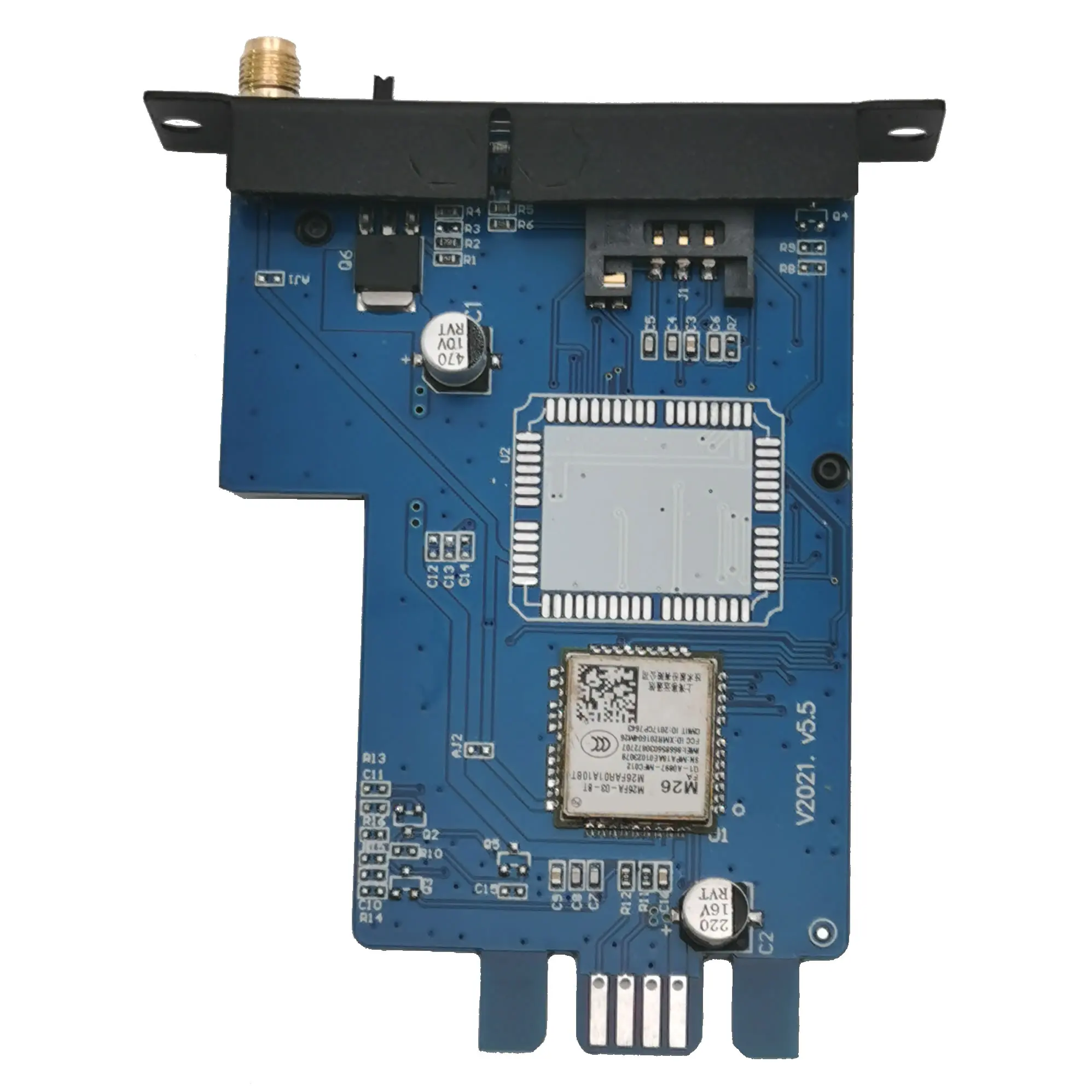 YX GSM/GPS M26 M35 2G UART Com Port AT Command Slot PCBA Modem Module