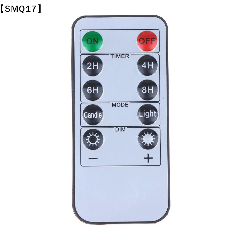 LED Candle Remote Control 10-Key Battery Operated Remote Control With Timer  Realistic Flameless LED Candles Event Tealight【SMQ】