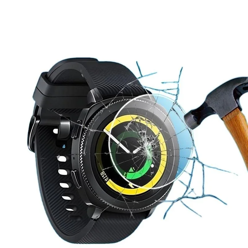For Samsung Gear Sport Gear 2 3 4 Zero HD Anti Scratch 9H Hard Tempered Glass Ultra Thin, High Clarity