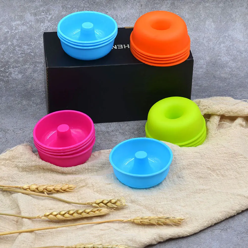 

16Pcs Silicone Cake Molds Non-Stick Baking Supplies for Kitchen Doughnut Muffin Pan Creative Design Easy Clean