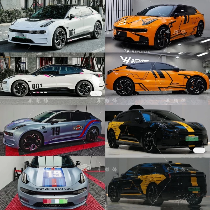 

Newly customized car sticker FOR ZEEKR 001 body exterior modification Vinyl film accessories
