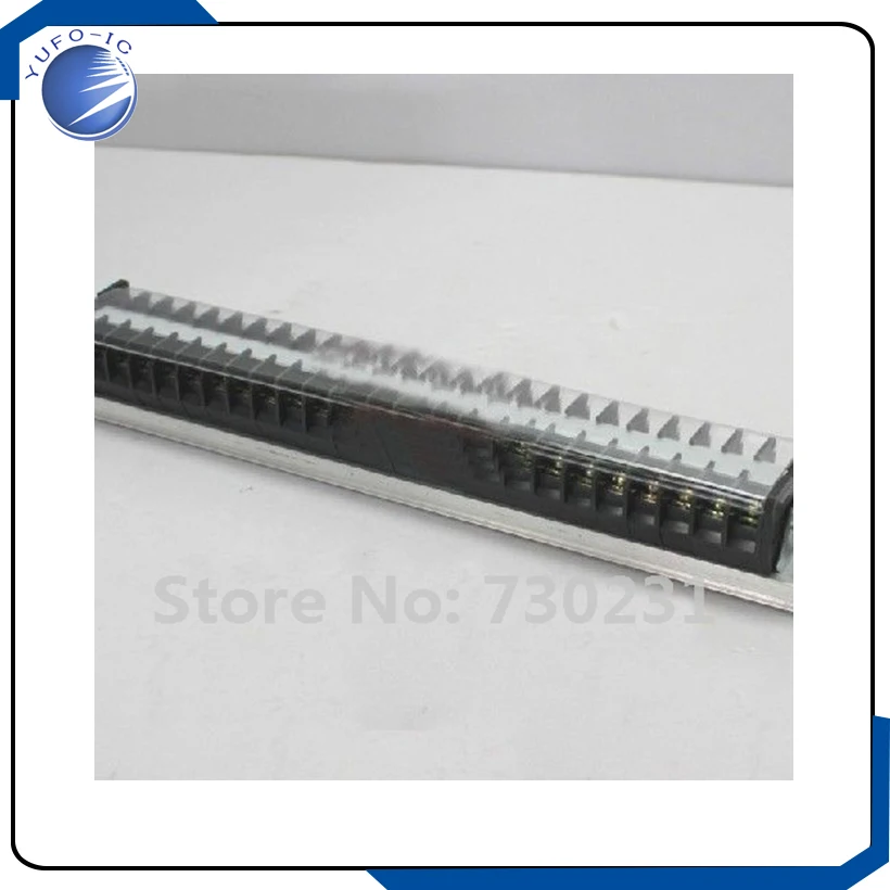 Free Shipping 1Pcs 600V 15A Guide Rail Type Wire Terminal Connector 25 Positions TD-1525 NEW