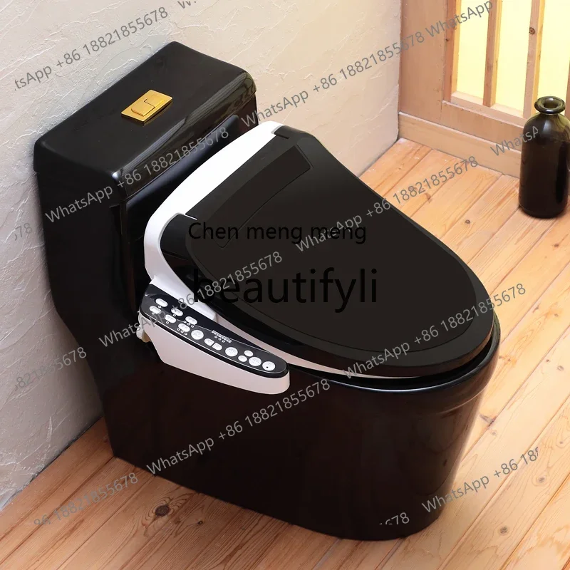 N178   Nordic creative high-end black smart toilet instant toilet cover, automatic cleaning and drying