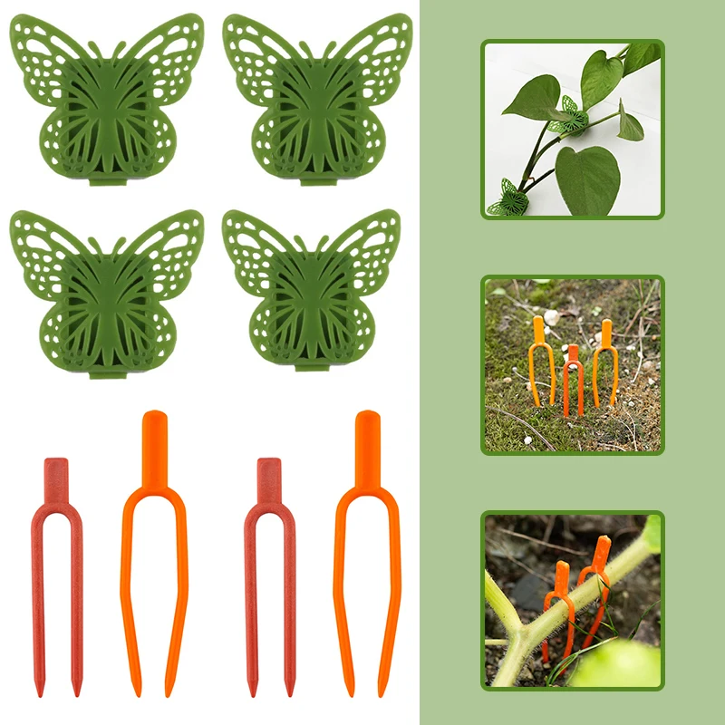 Greenery Fixer Gardening Vine Presser Plant Vine Organizer Vine Fixing Fork Strawberry Planting Fork Strawberry Vine Presser