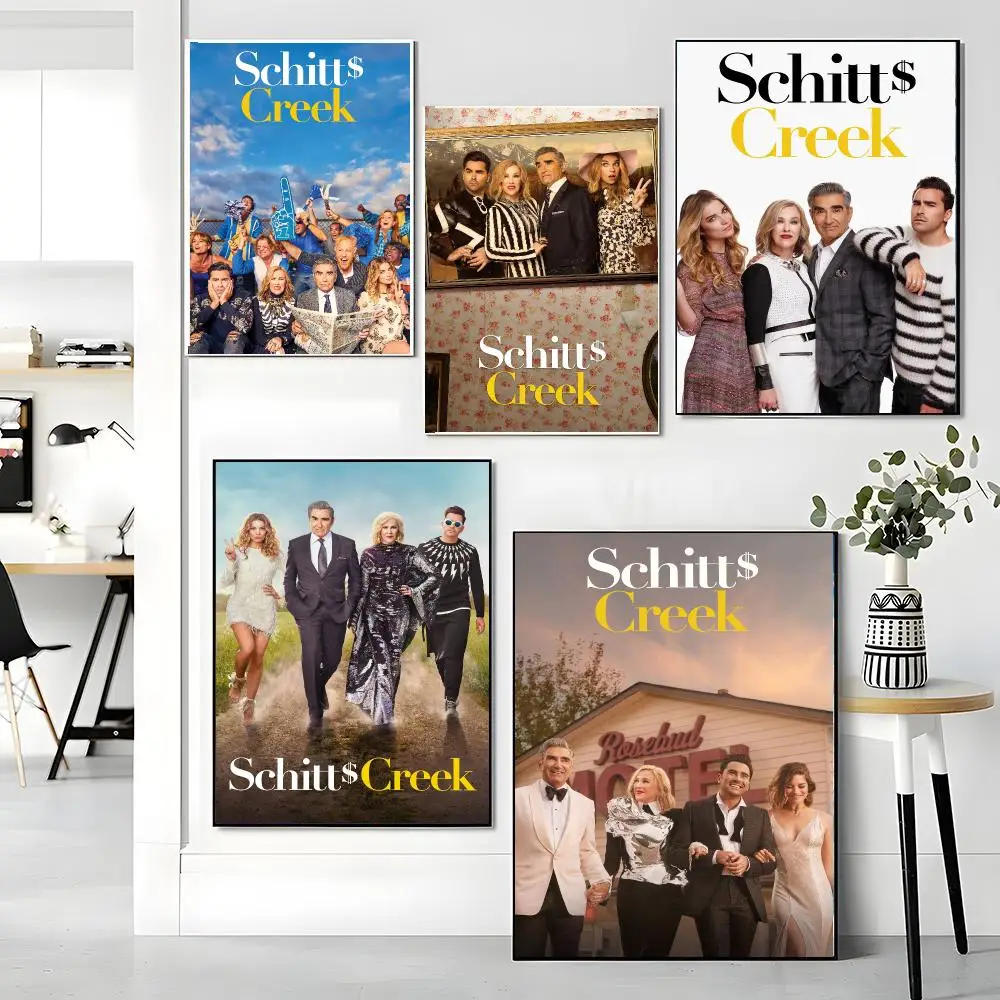 tv series S-Schitts Creek-K Painting Calligraphy Boho Botanical Decor for Living Room Elegant Home Style