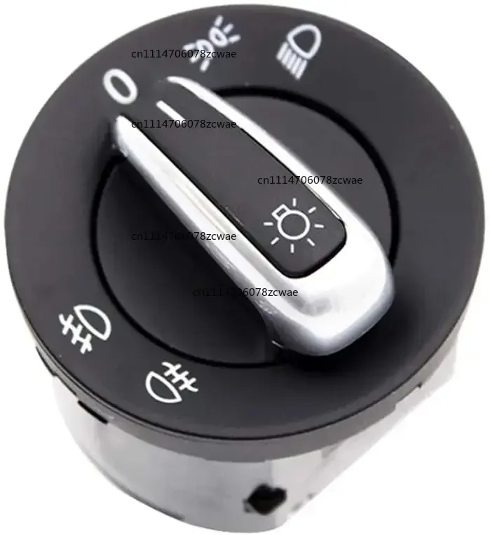 ZOCI-Headlight Switch+Chrome Power Side Mirror Switch For VW Golf 5 6 Jetta 5 6 Passat B6 Touran Tiguan Scirocco Amarok