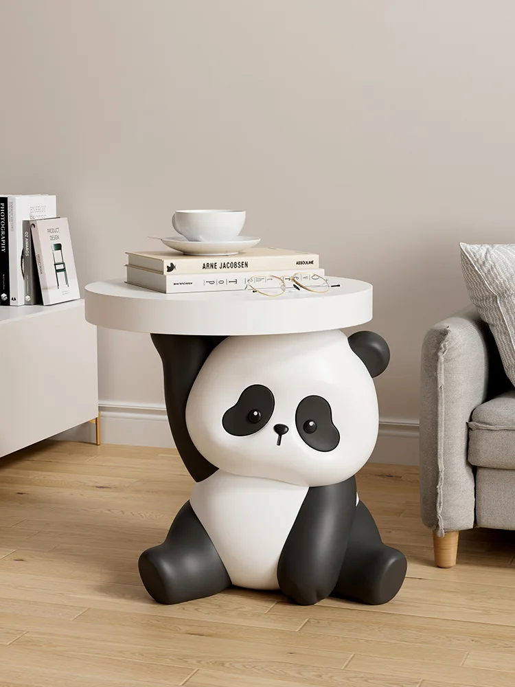 

Home Decoration Panda Coffee Table Modern Living Room Furniture Storage Sofa Side Tables Luxury Bedroom Furniture Bedside Tables