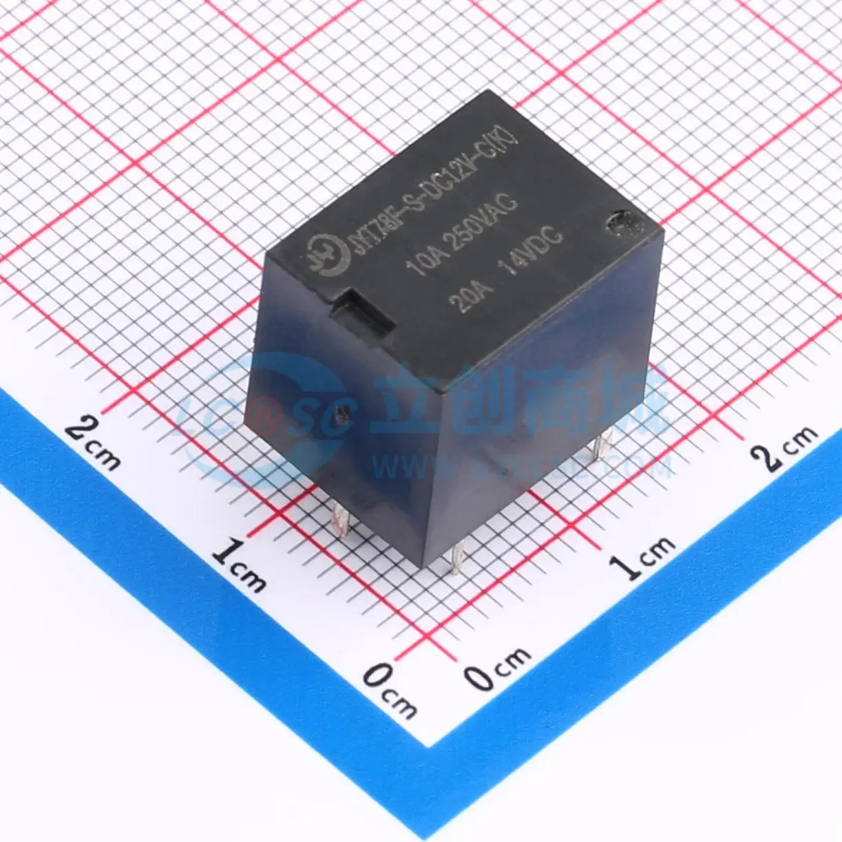 25pcs JYT78F-S-DC12V-C(K) 12V 15.6x12.2mm SPDT Electromagnetic Relay PCB Electronic Switch