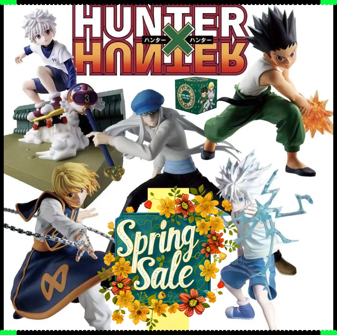 

Коллекционная фигурка-сюрприз Hunter x Hunter: Гон, Килуа, Курапика, Хисока — случайный выбор, подарок для фанатов аниме