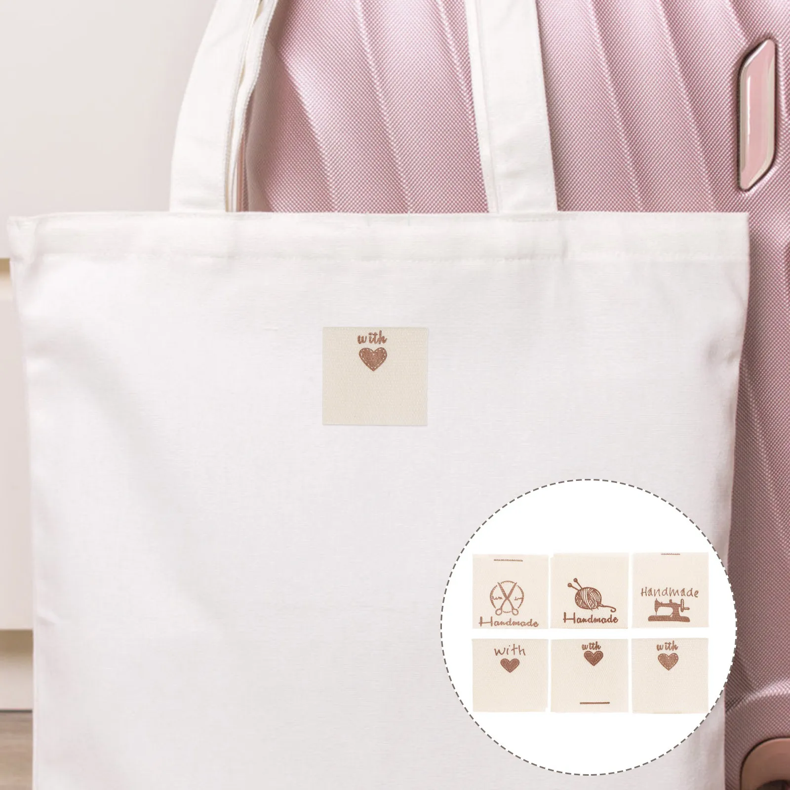 

90pcs Clothing Sewing Tags For Clothes Fabric Labels Handmade Labels Diy Clothes Tag Craft Accessories Cartoon Style