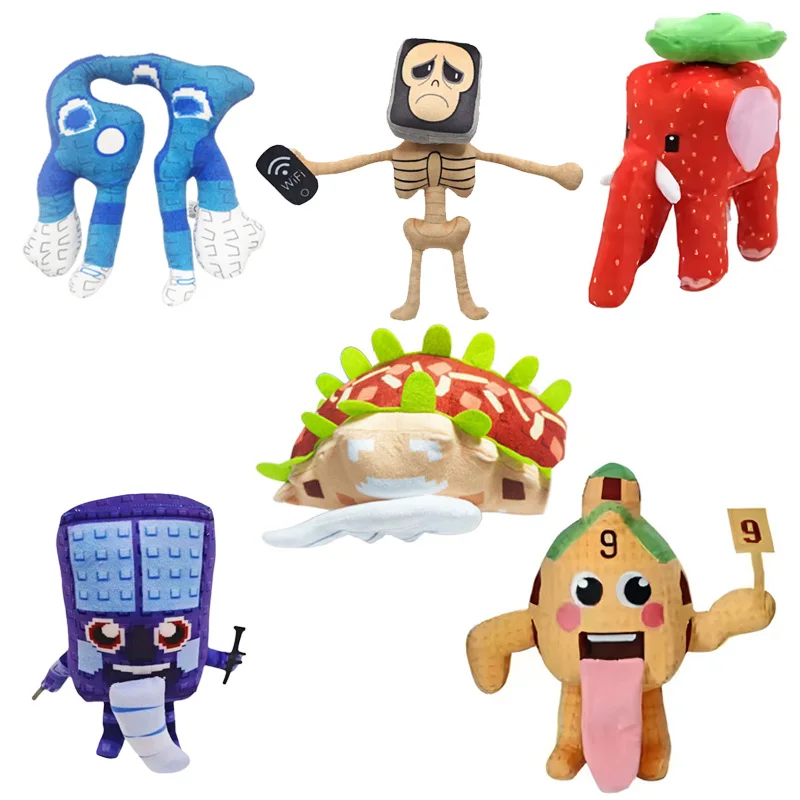 New Steal A Brainrot Sammy Jandel Strawberry Elephant Plush Doll Anime Peripherals Toy Halloween Christmas Gift