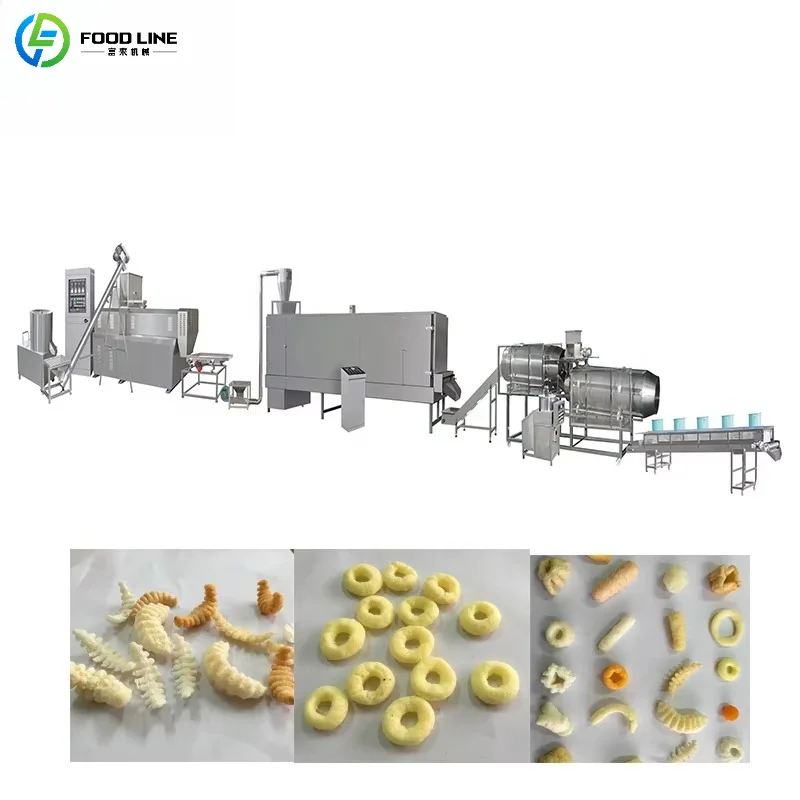 

Customized Commercial Full Automatic Puffed Food Production Line Puffed Snack Production Line for Expanded Snacks