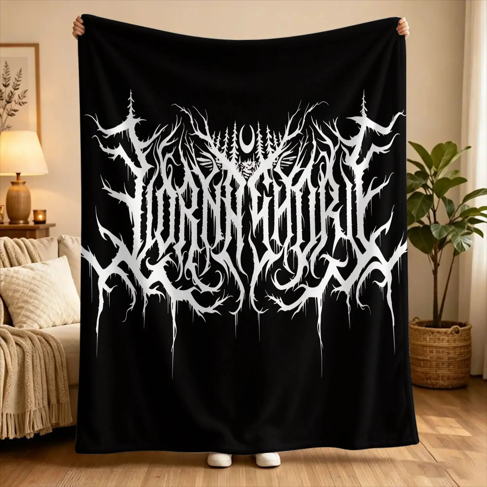 L-Lorna Shore Flannel Blanket Winter  Warm Soft Throw Blanket for Boy Girl Outdoor Funny Bedspread Sofa Bed Cover