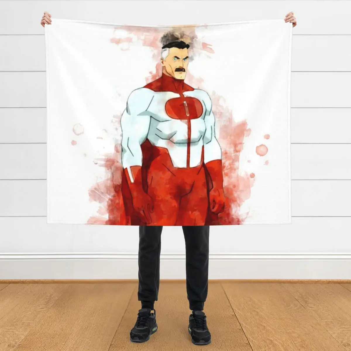 

Invincible - Omni-Man *watercolor* Throw Blanket Vintage Giant Sofa Flannels Blankets