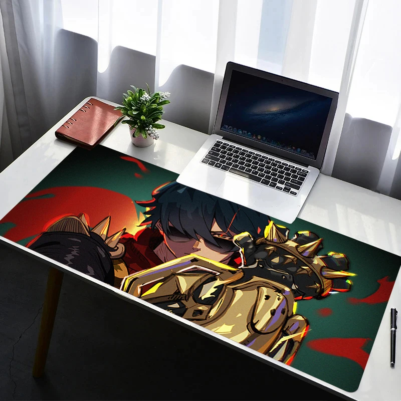 

Mouse Pad Computer Gamer PC Accessories Rubber Non Slip Desk Mat Zenless Zone Zero Lighter HD Mousepad Laptop Gamer Keyboard Pad