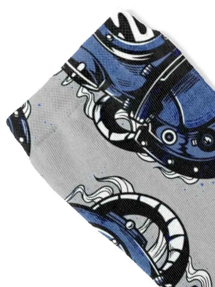 Steampunk Scuba Diving Helmet Socks Thermal man winter gifts funny gifts cotton Socks Ladies Men's