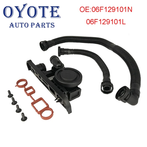 OYOTE 06F 129101 Junta de manguera de válvula de ventilación de Control de cárter N PCV para Audi A1 A3 S3 A4 TT VW Golf MK5 MK6 Passat Jetta Scirocco