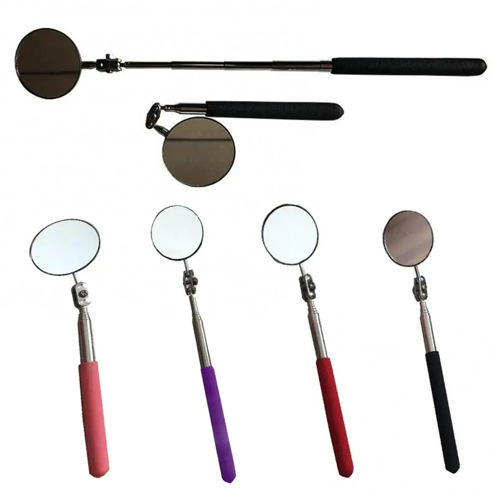 Carbon Steel Car Telescopic Detection Lens Foldable Repair Inspection Mirror Car Inspection Tool Four Different Colors 검사경