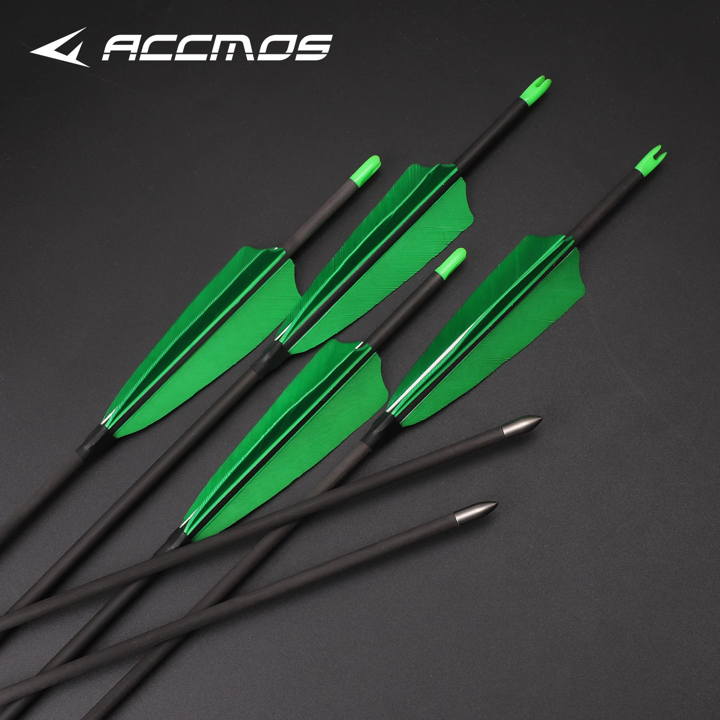 ID4.2mm Pure Carbon Arrows Spine300 350 400 500 600 700 800 900 1000 1100 1300 1500 1800 for Archery Shooting Practice Training