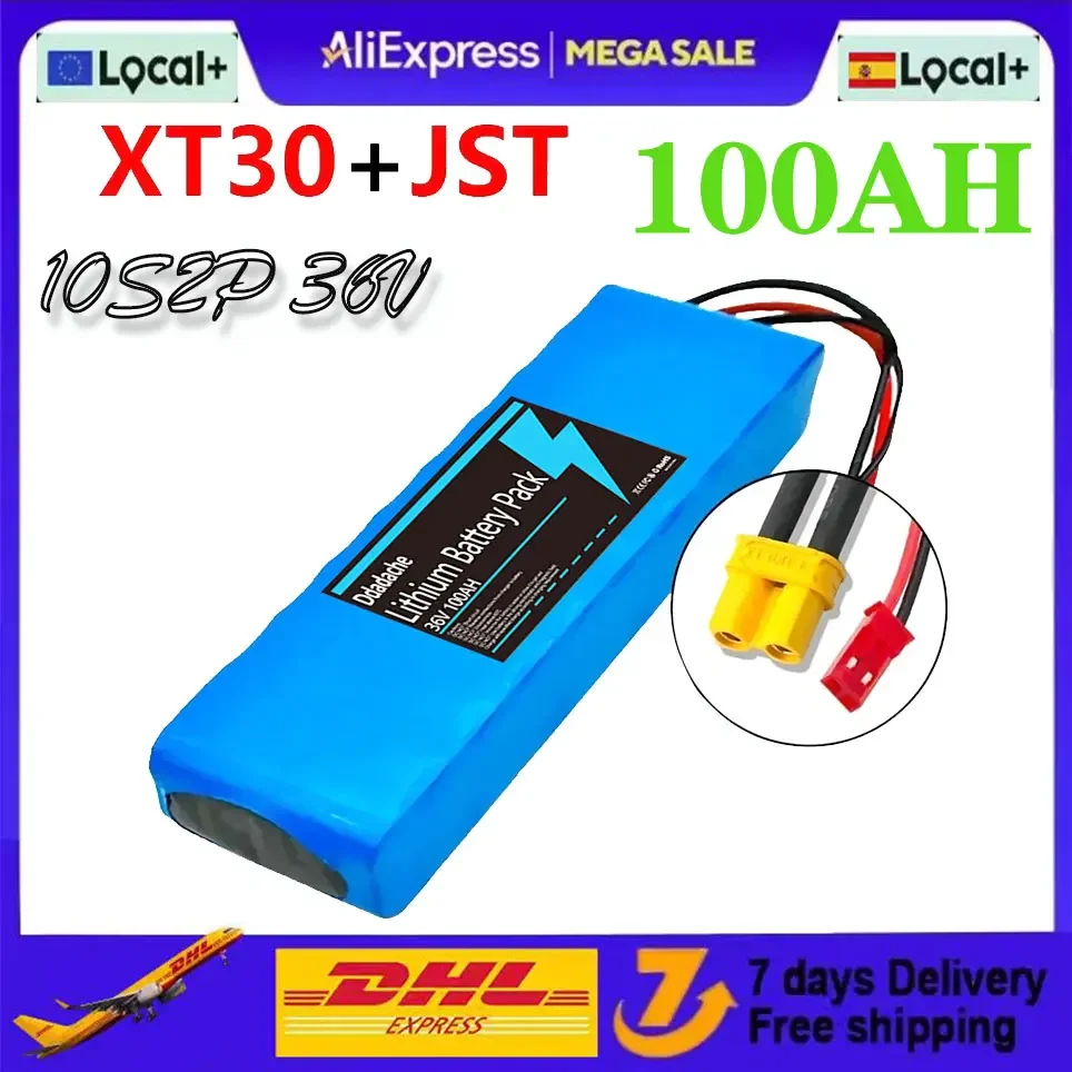 Image of 10S2P 36V 100000mAh 36V Elektroroller-Akku Lithium-Elektroroller 500W Elektroroller-Batterie 36V 10s2p Akku
