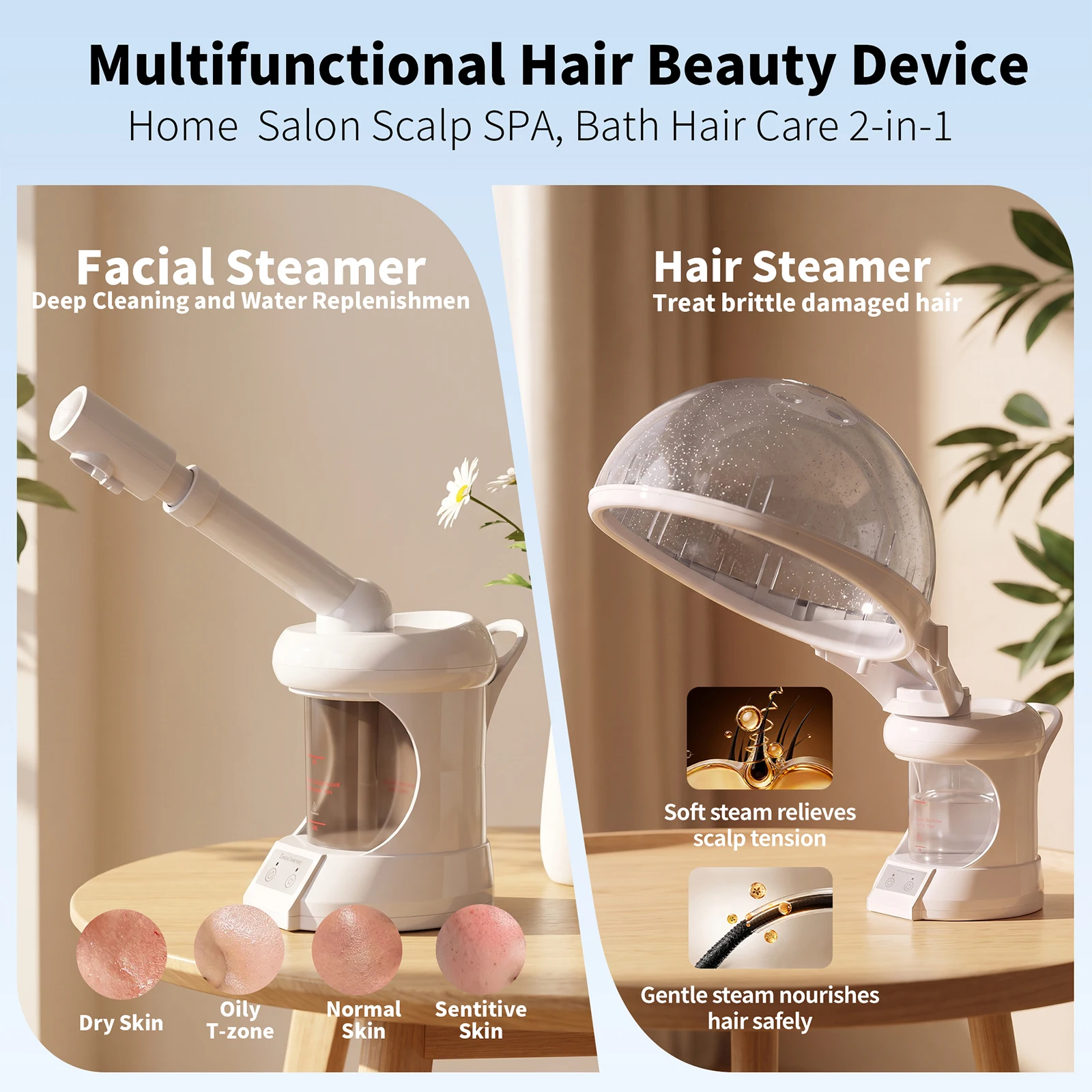 Parownica do twarzy i włosów 2 – Facial Steamer Nano recenzja i cena