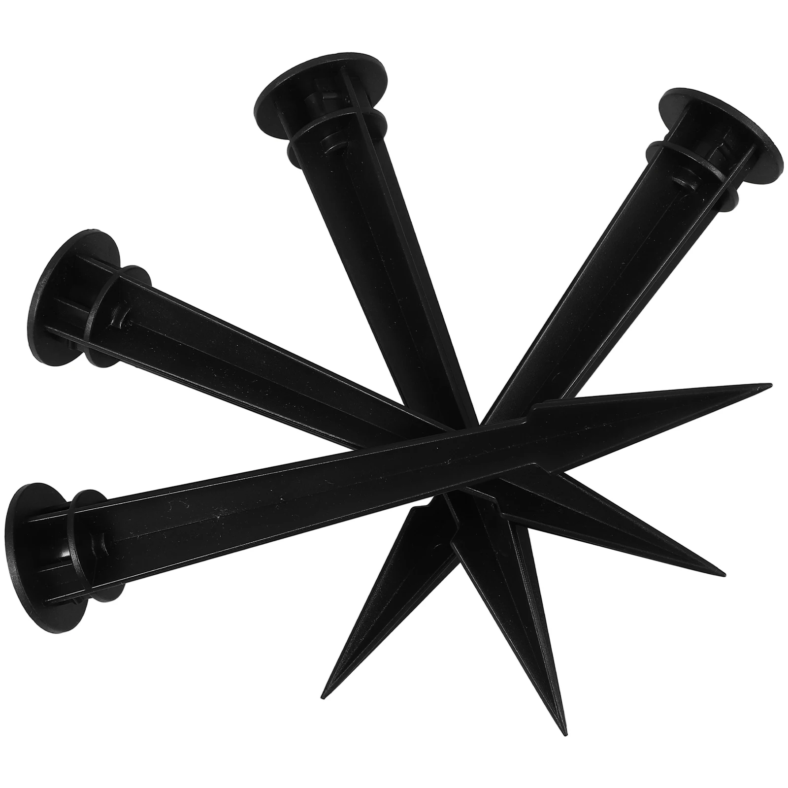 

4 Pcs Solar Ground Stakes Durable Reusable Garden Pathway Driveway Lights Plastic Spike Flood Outdoor Solution