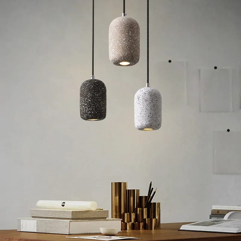 

Nordic Industrial Cement Pendant Light Retro Restaurant Clothing Store Bar Decorative Light Embedded Pendant Light