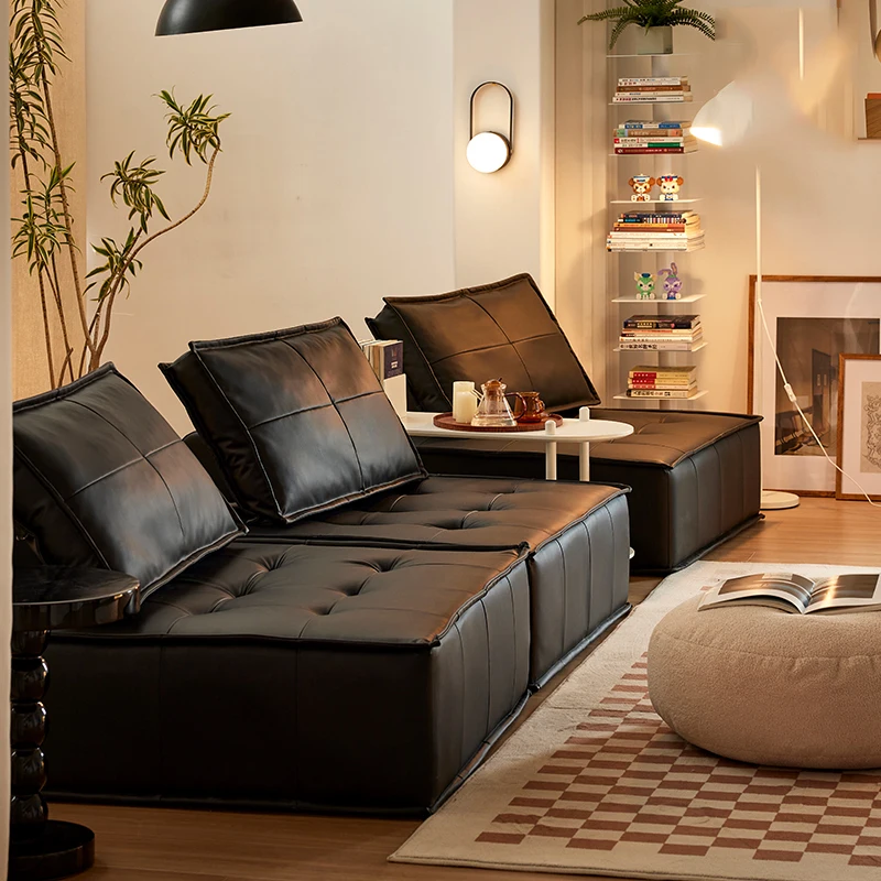 

# European And American Fabric Sofa Balcony Bedroom Technology Cloth Small Family Sofa Bed Lazy Modular Block