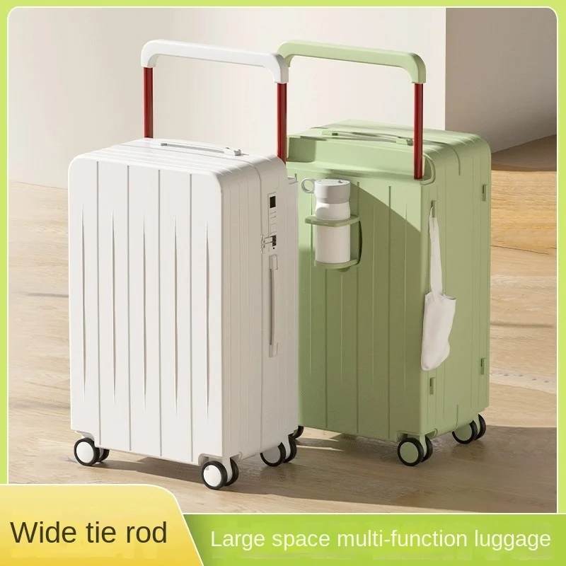 

26 inch Luggage Multifunctional Suitcase 2025 New Wide Trolley Password Rolling Suitcase 20 inch Boarding Box Travel Bag