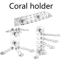 Marine Sources Aquarium Clear Acrylic Coral Frag Plugs Rack Holder SPS coral support seawater fish tank Accessories