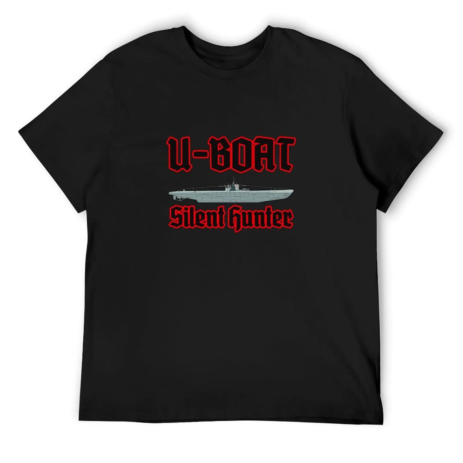 

U-Boat Silent Hunter - Red Rtlich - MkII - Clean Style T-Shirt Aesthetic clothing blacks mens t shirts pack