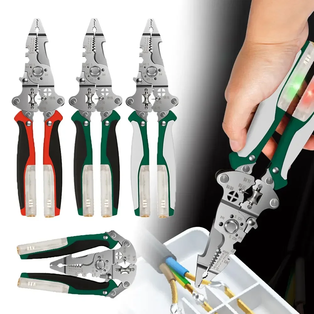 electrician pliers Folding needle screwdriver wire stripper