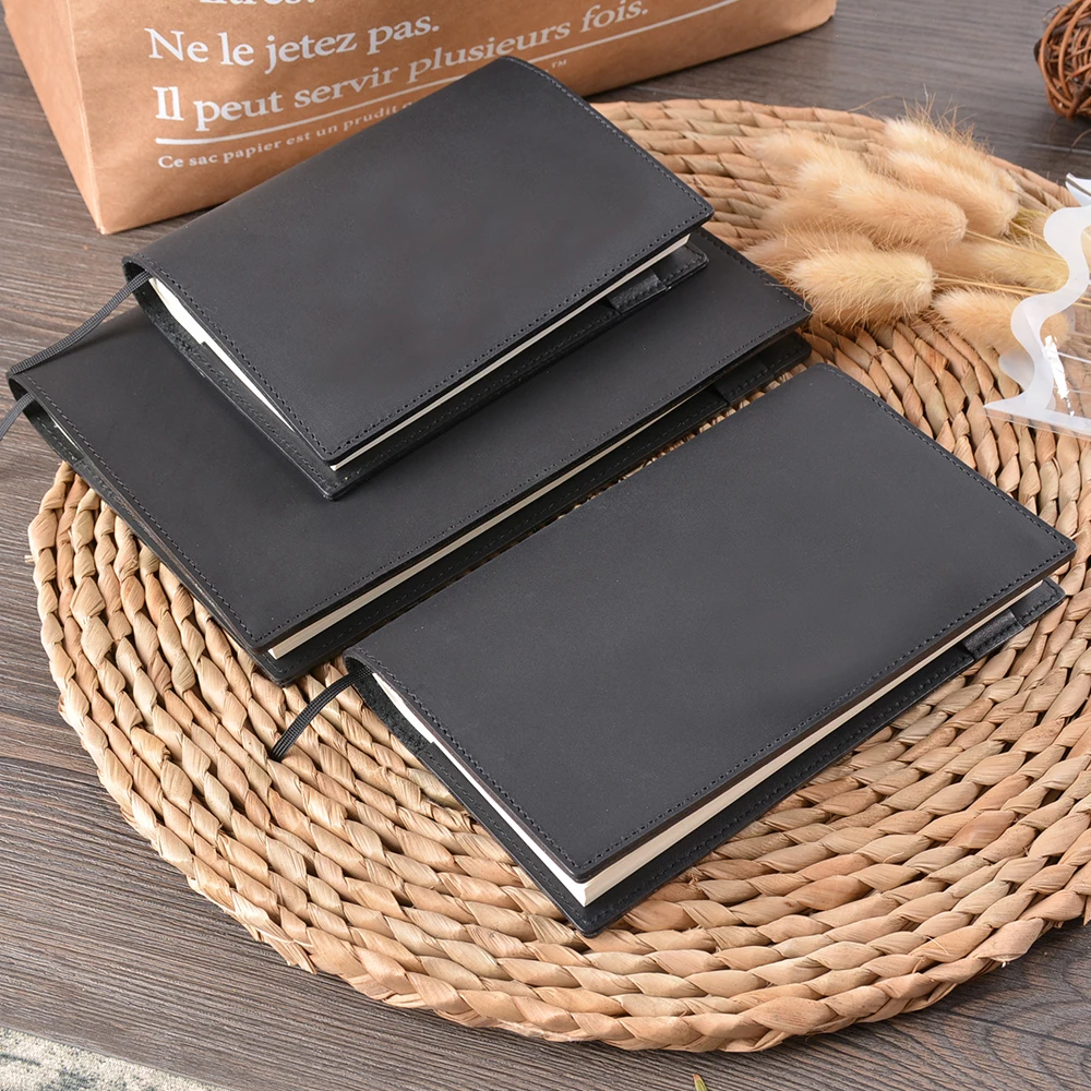 Simplenote Retro Genuine Leather Notebook Planner Book Cover A5 A6 B6Slim Size For MD Diary Original Journal Drawing Sketchbook