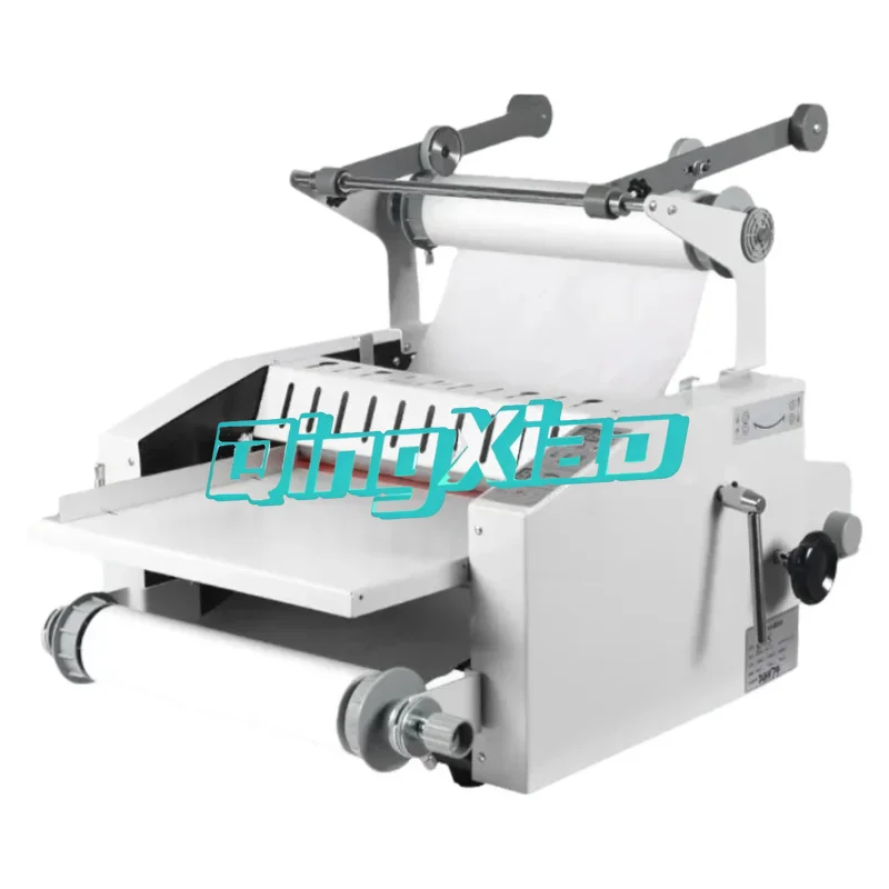 V370FS Laminating Machine with Anti-Curling Hot Lamination Automatic Rewind and Take-Up Laminating Machine