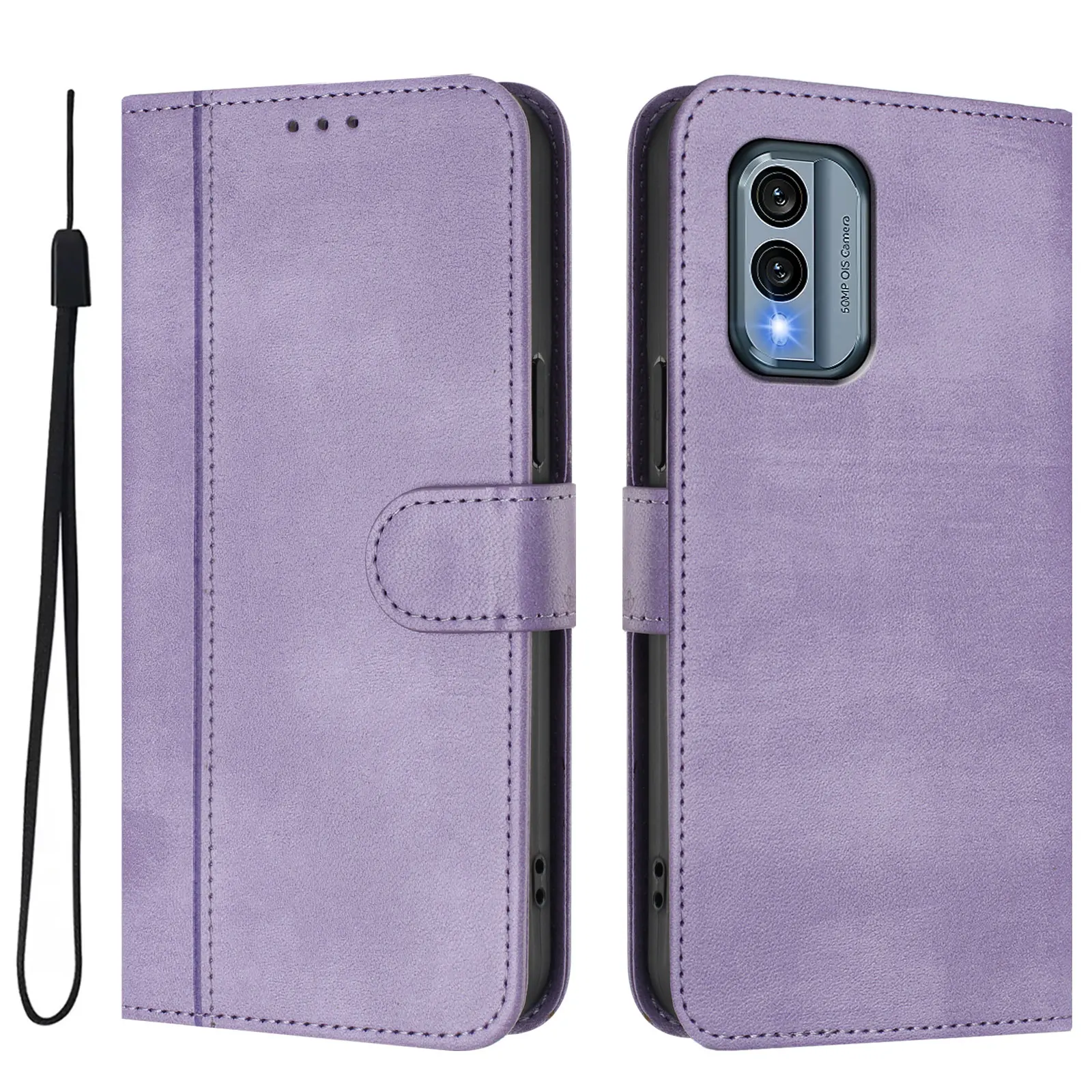 Retro Leather Phone Wallet Case For Nokia HMD Skyline Fuison Pulse Plus Pro X30 G22 G21 G20 G11 G10 C32 C30 C22 C20 Flip Cover - view 6