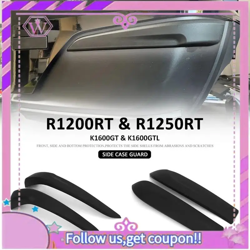 

Latest Motorcycle Side Trunk Panel Case Protector Fairing Cover Guard For BMW K1600GT K1600GTL 2010- R1200RT R1250RT