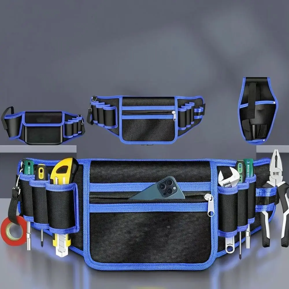 Multifunction Tool Belt Bag Portable Oxford Fabric Pouch For Hardware Repair Electrician Professional Storage
