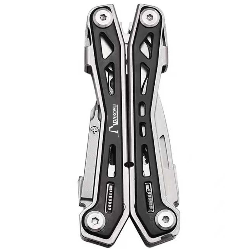 

12 в 1 уличные многофункциональные плоскогубцы DAKOYU складной инструмент плоскогубцы для кемпинга портативный Швейцарский инструмент