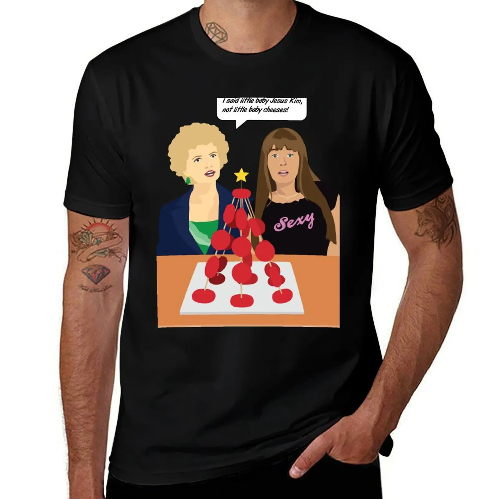 Kath & Kim Christmas T-Shirt Casual Basic Street Style T-Shirt