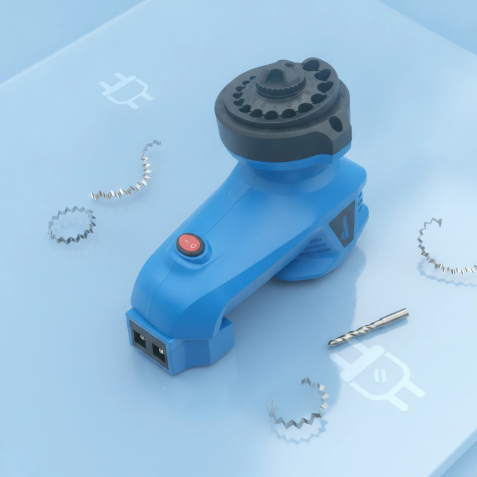 Picture 6: Electric Drill Bit Grinder Compact Drill Bit Grinder Lightweight Professional for DIYers, Workshop, Workbench