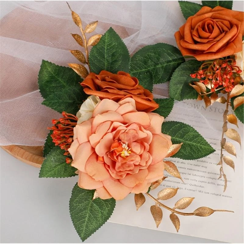 Artificial Flower Decorations for Wedding Party Centerpieces Photography Props 15UB