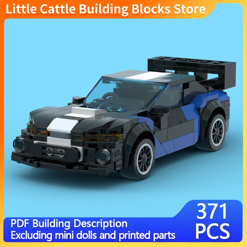 City Car Model MOC Building Bricks Off-Road Rally Racing Car Modular Technology Gifts Holiday Assemble Children Toys Suit