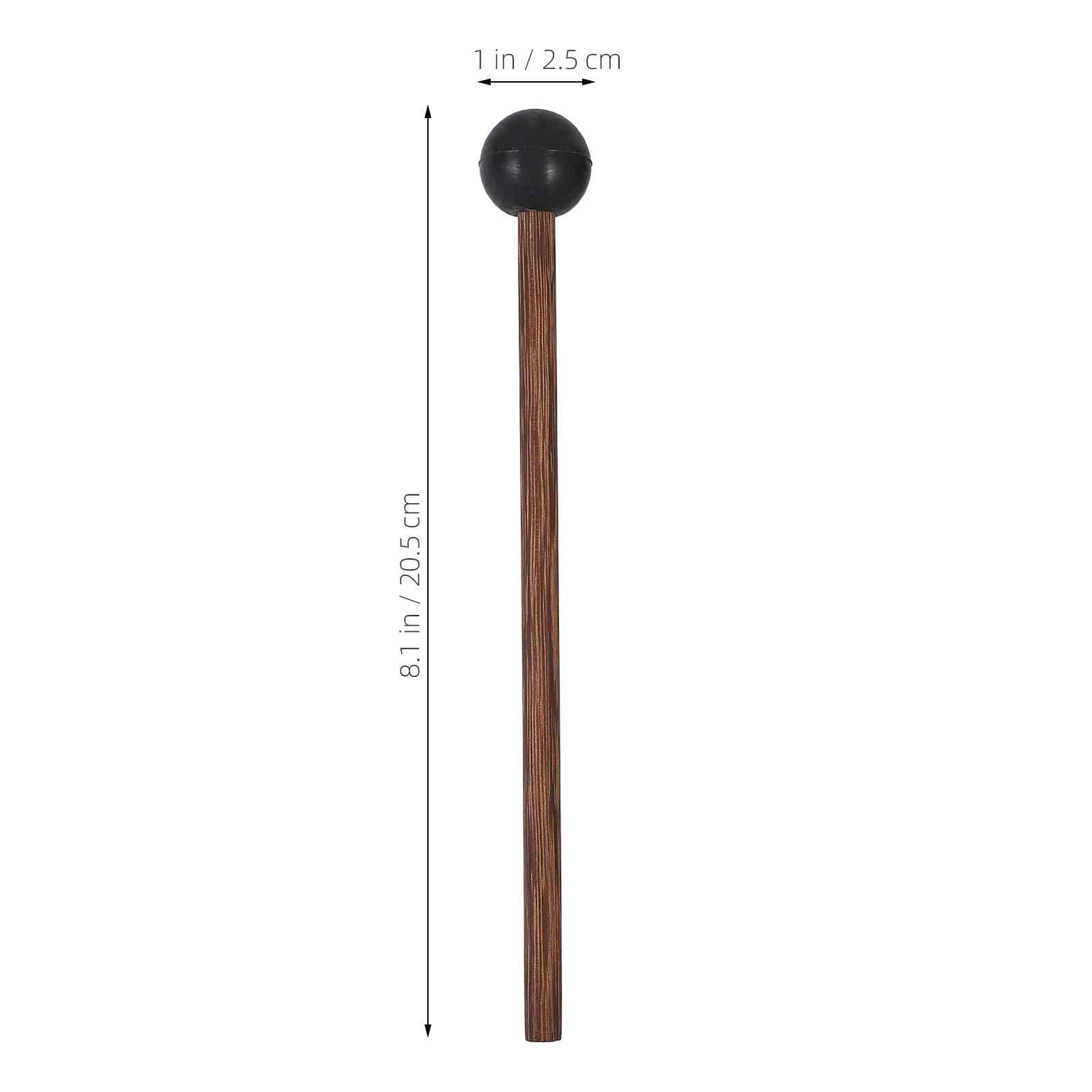 

1Pair Lightweight Tongue Drum Stick Smooth Polished Surface Sturdy Design Safe Material Percussion Instrument Mallets