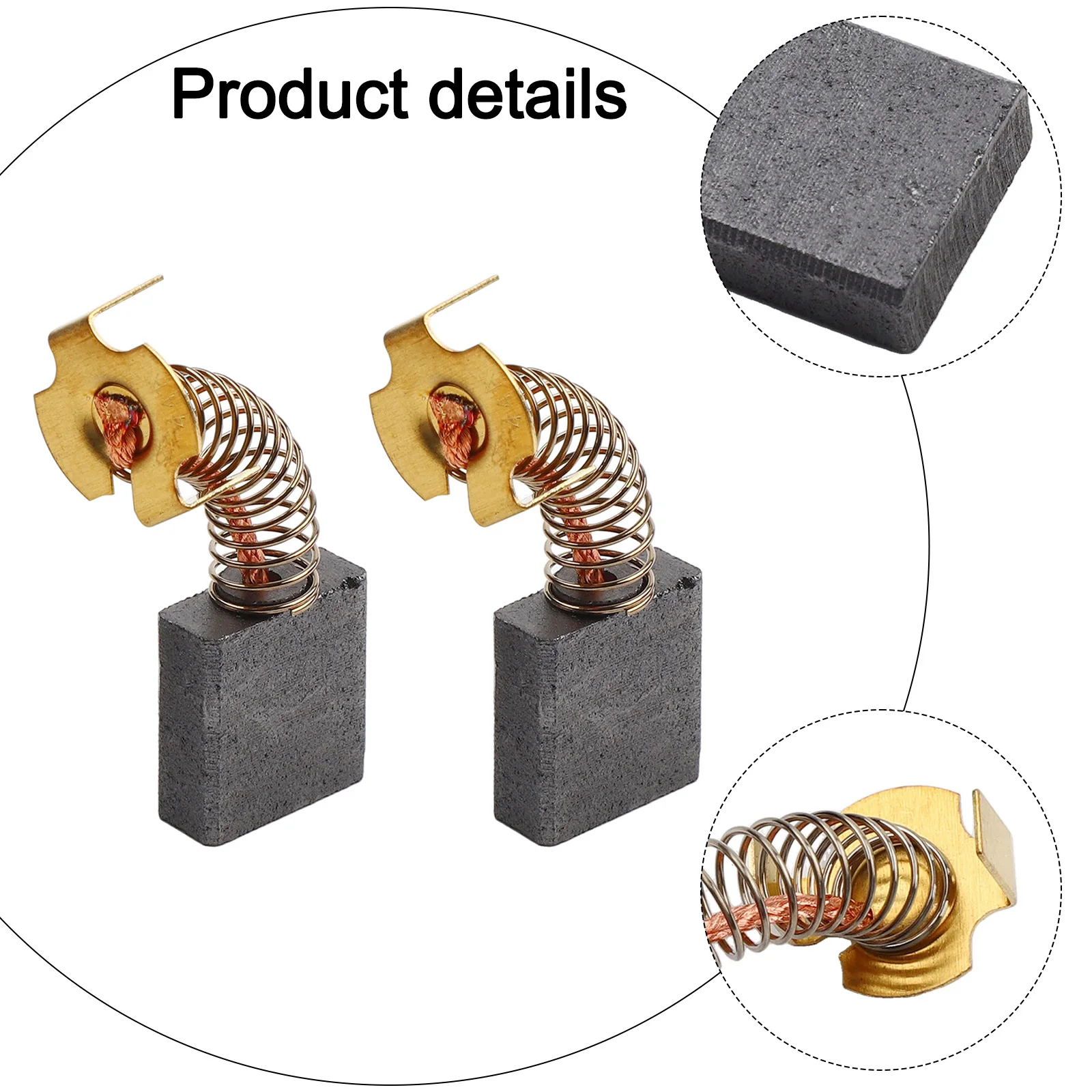 Kohlebürstenset für zuverlässige Leistung in Elektrowerkzeugen, speziell gefertigt, passend für Modell OQQT, Artikelnummer 83990291A1